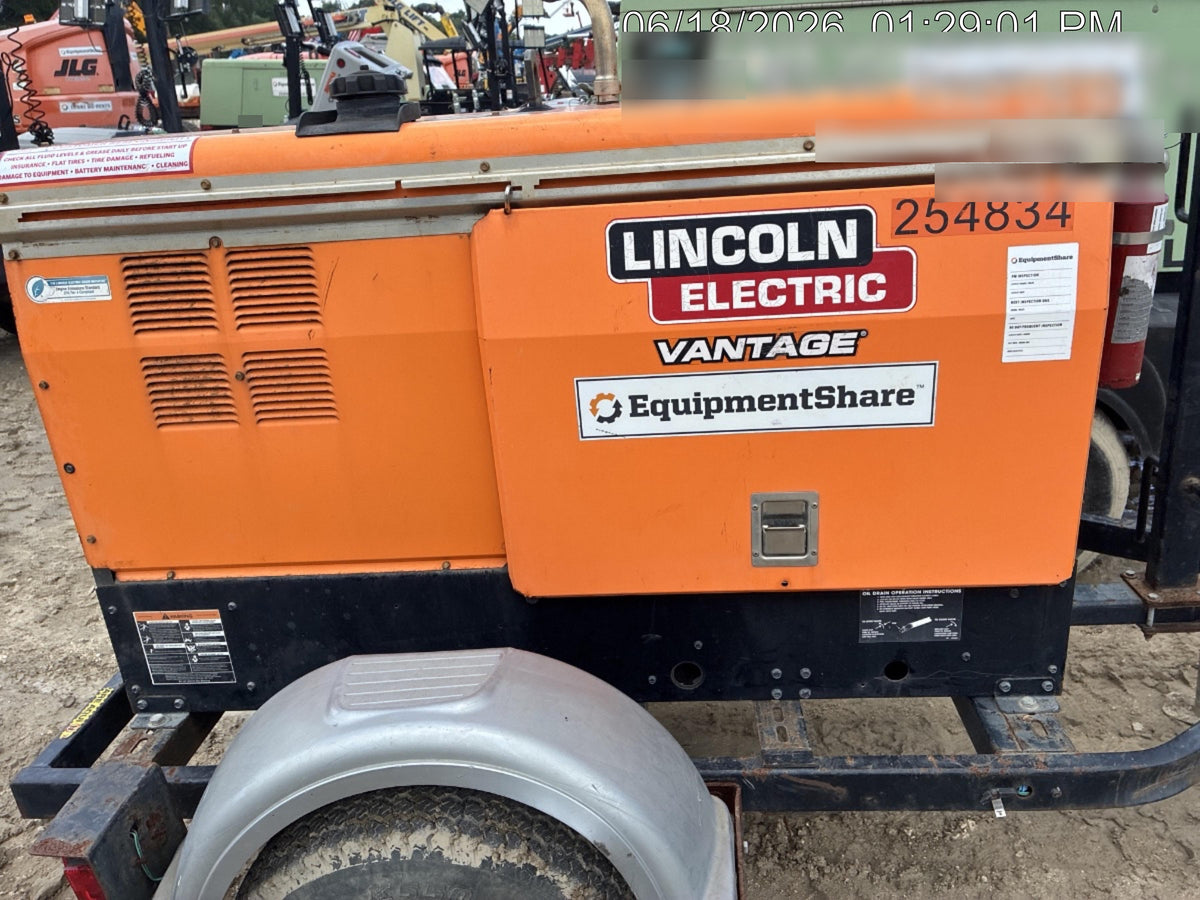 2022 Lincoln Electric LE400 Kubota V1505, Trlr, Cable Rack, Light Kit, ES Decals, T3