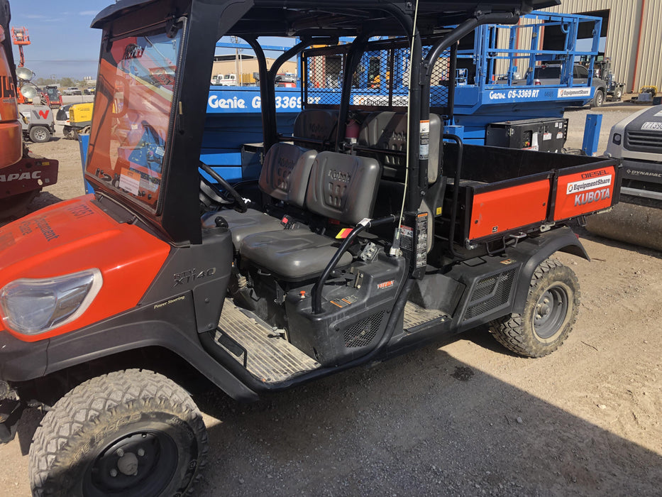 2019 Kubota RTV-X1140 4wd Utility Cart, LED Strobe, Windshield Tempered Glass, Plastic Canopy, Wire Harness Kit, Backup Alarm