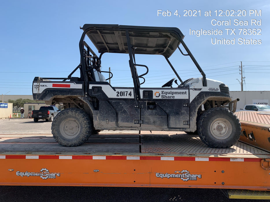 2018 Kawasaki MULE PRO-DX Kawasaki Mule 4x4 Diesel UTV w/Hard Top, Windshield, Beacon, Backup Alarm, ES Keypad/Hardware Installed