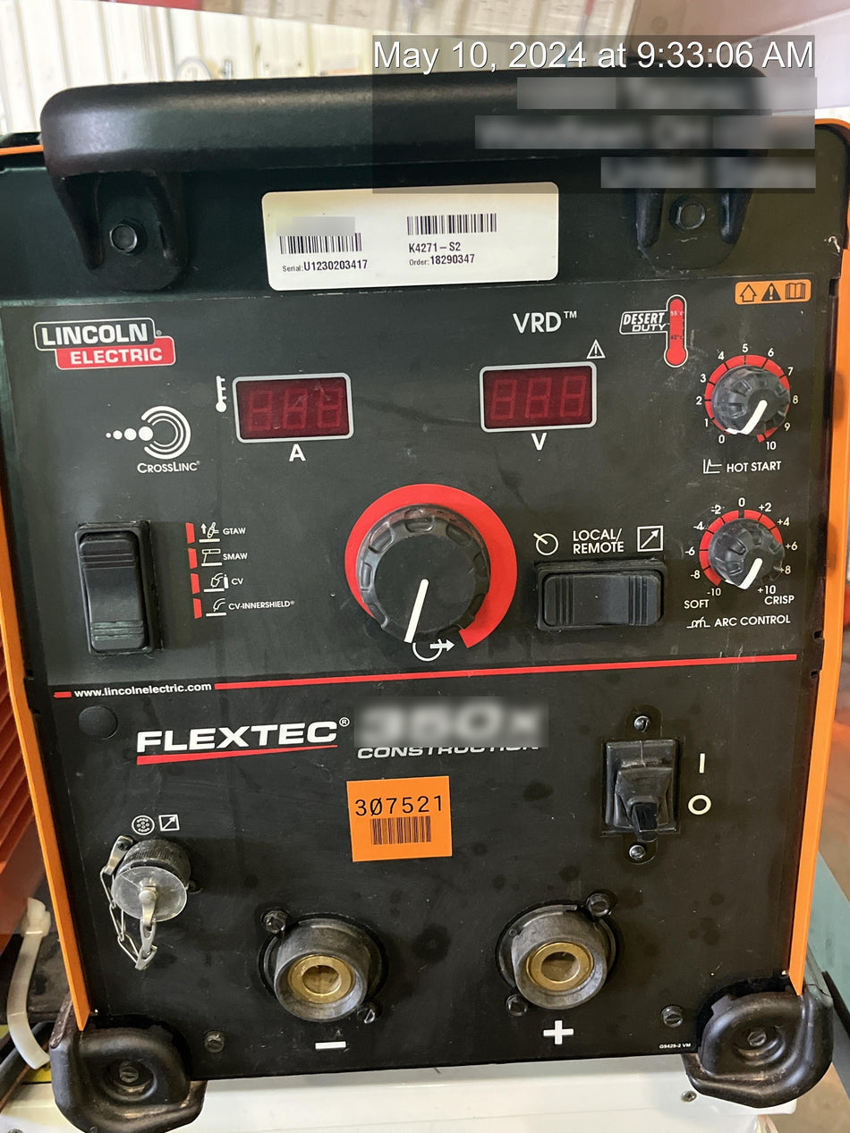 2023 LINCOLN ELECTRIC FLEXTEC 350X