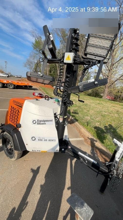 2023 Generac MLT2 Diesel, Flex Switch 120V Input, Powerzone Controller, 
(4) 320W LED Lights, 4kW Generator, 39.9 Gal Fuel Tank, 2" Ball, T3