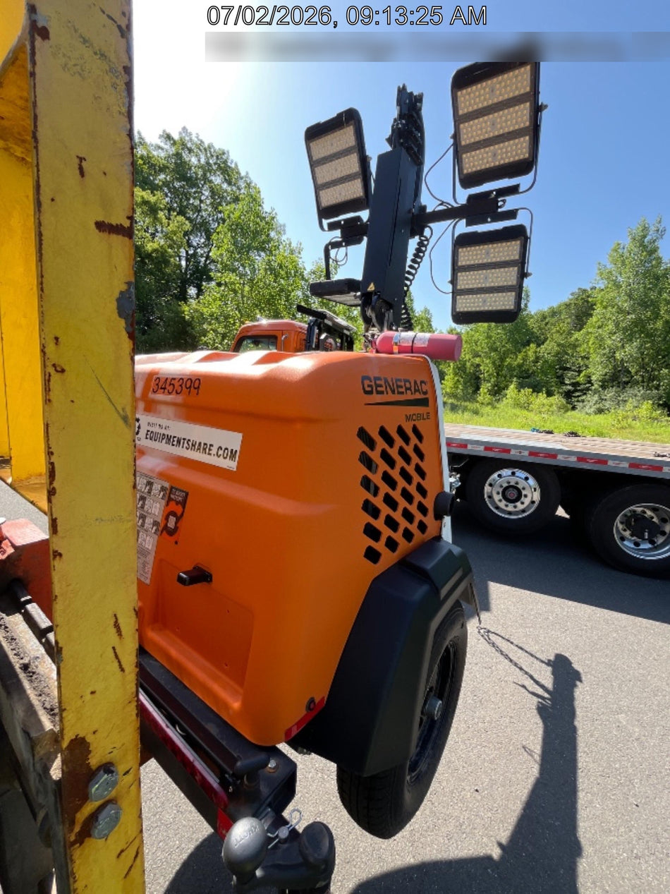 2023 Generac MLT2 Diesel, Flex Switch 120V Input, Powerzone Controller, (4) 320W LED Lights, 4kW Generator, 39.9 Gal Fuel Tank, 2" Ball, T3