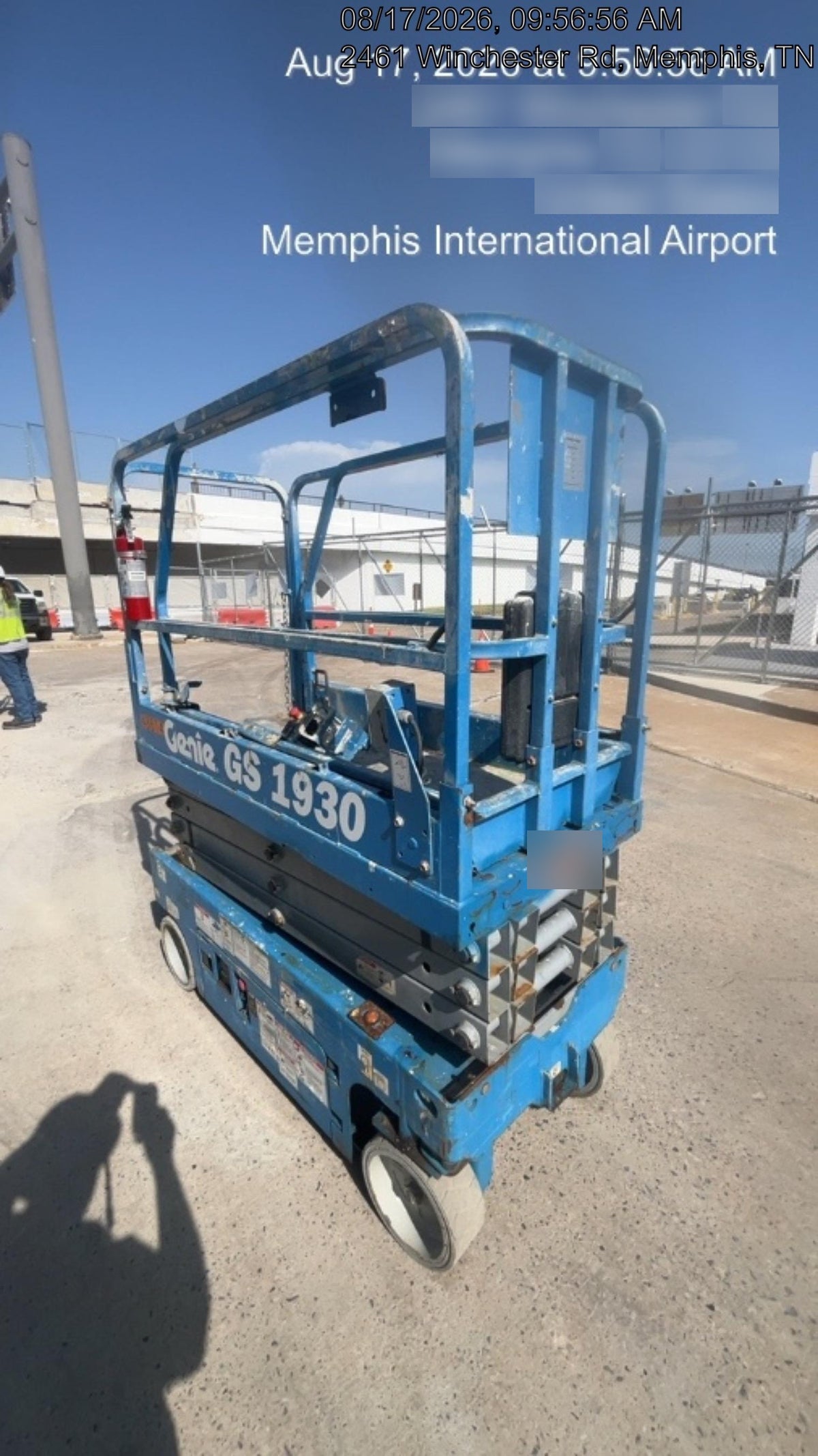 2019 Genie GS-1930 Fixed Rails with Chain Entry