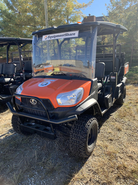 2022 Kubota RTV-X1140W-H Plastic Canopy, Windshield Acrylic Clear, LED Strobe Light, Wire Harness Kit, Back up Alarm