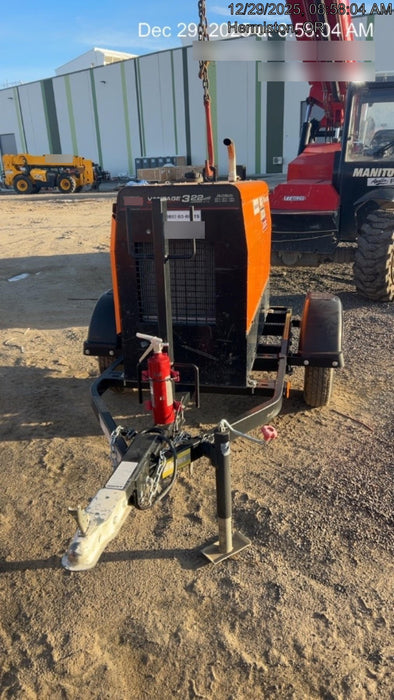 2021 Lincoln Electric Vantage 322 Vantage 322 Ready Pak 3 w/ Decals, ORANGE (includes trailer, cable rack, fender light kit) NO Telematics