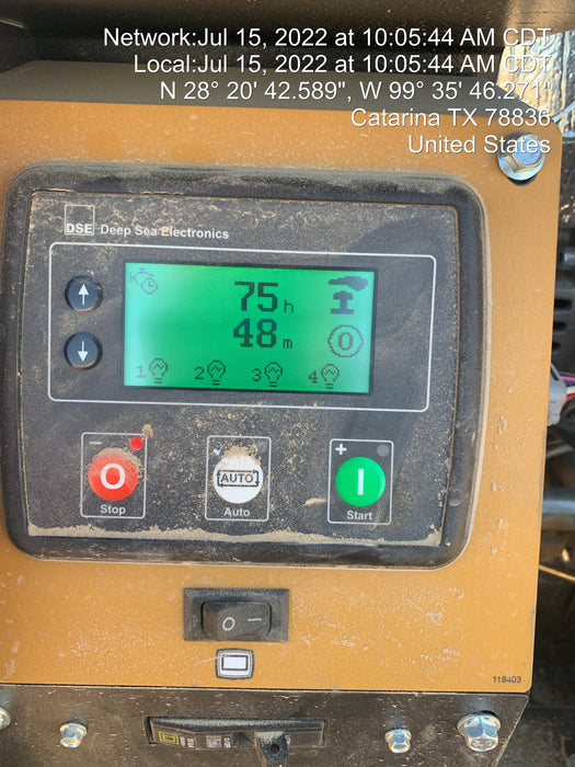 2022 Allmand NLV3GR (4) LED Light Fixture 350W, 23' Vertical Mast, 3kW Prime, Towable, Deep Sea L401, Leveling Jacks, Yanmar T4F 5.8hp