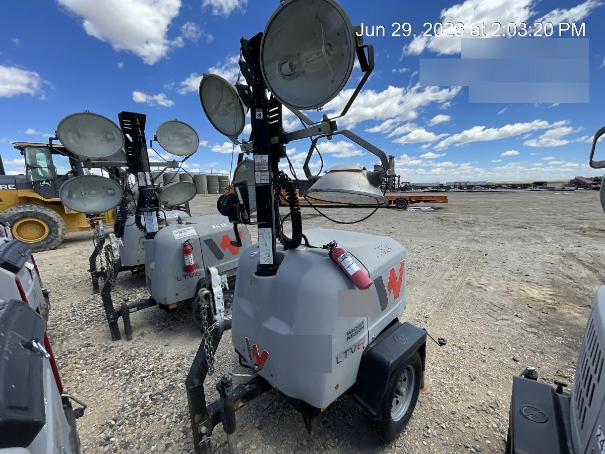 2019 Wacker Neuson LTV6L-MH Wacker Neuson LTV6L Mobile Light Tower w/Fuel Level Sensor Installed