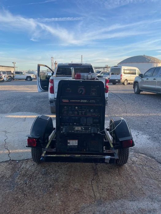 2019 Lincoln Electric Vantage 322 Ready-Pak 3, Two Wheel Trailer, Fender and Light Kit, Cable Rack
