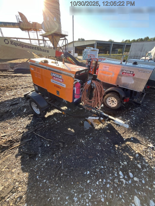 2022 Lincoln Electric LE400 Kubota V1505, Trlr, Cable Rack, Light Kit, ES Decals, T3