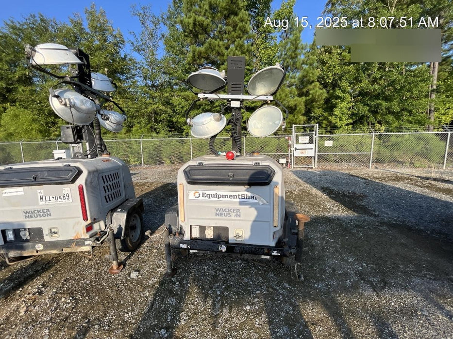 2019 Wacker Neuson LTV6L-MH Wacker Neuson LTV6L Mobile Light Tower w/Fuel Level Sensor Installed