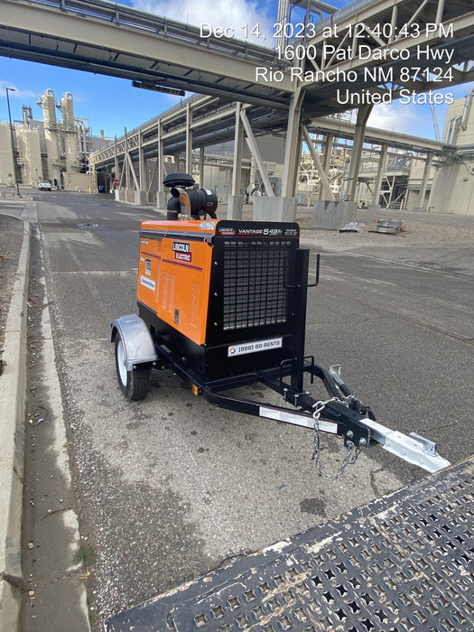 2022 Lincoln Electric Vantage 549X Crosslink Technology, Trailer Mounted, ES Decals, T3