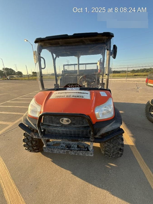 2021 Kubota RTV-X1140W-H Plastic Canopy, Windshield Acrylic Clear, LED Strobe Light, Wire Harness Kit, Back up Alarm