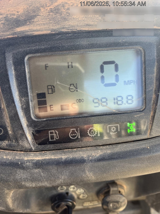 Kubota RTV-X1140W-H 4WD utility cart -LED strobe -Windshield tempered glass -Plastic canopy -Wire harness kit -Backup alarm