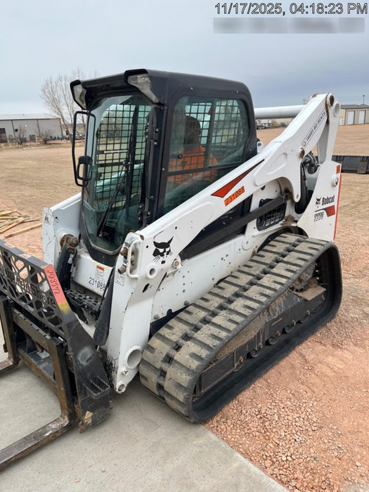 2022 Bobcat T770 92hp Doosan Diesel, Cab/Heat/Air, Rubber Tracks, Manual QC