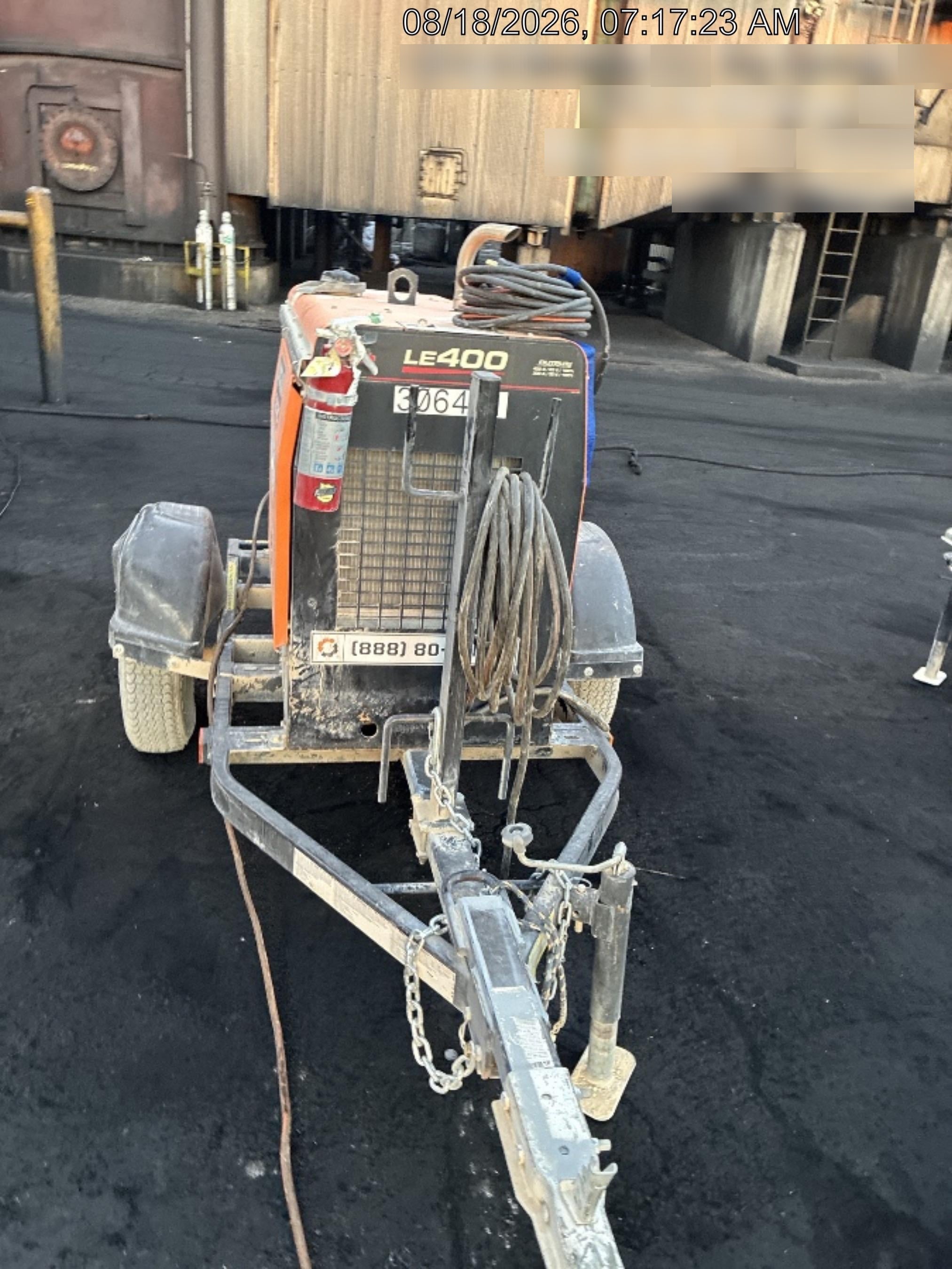 2023 Lincoln Electric LE400 Kubota V1505, Trlr, Cable Rack, Light Kit, ES Decals, T3