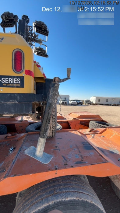 Allmand NLV3GR (4) LED Light Fixture 350W, 23' Vertical Mast, 3kW Prime, Towable, Deep Sea L401, Leveling Jacks, Yanmar T4F 5.8hp