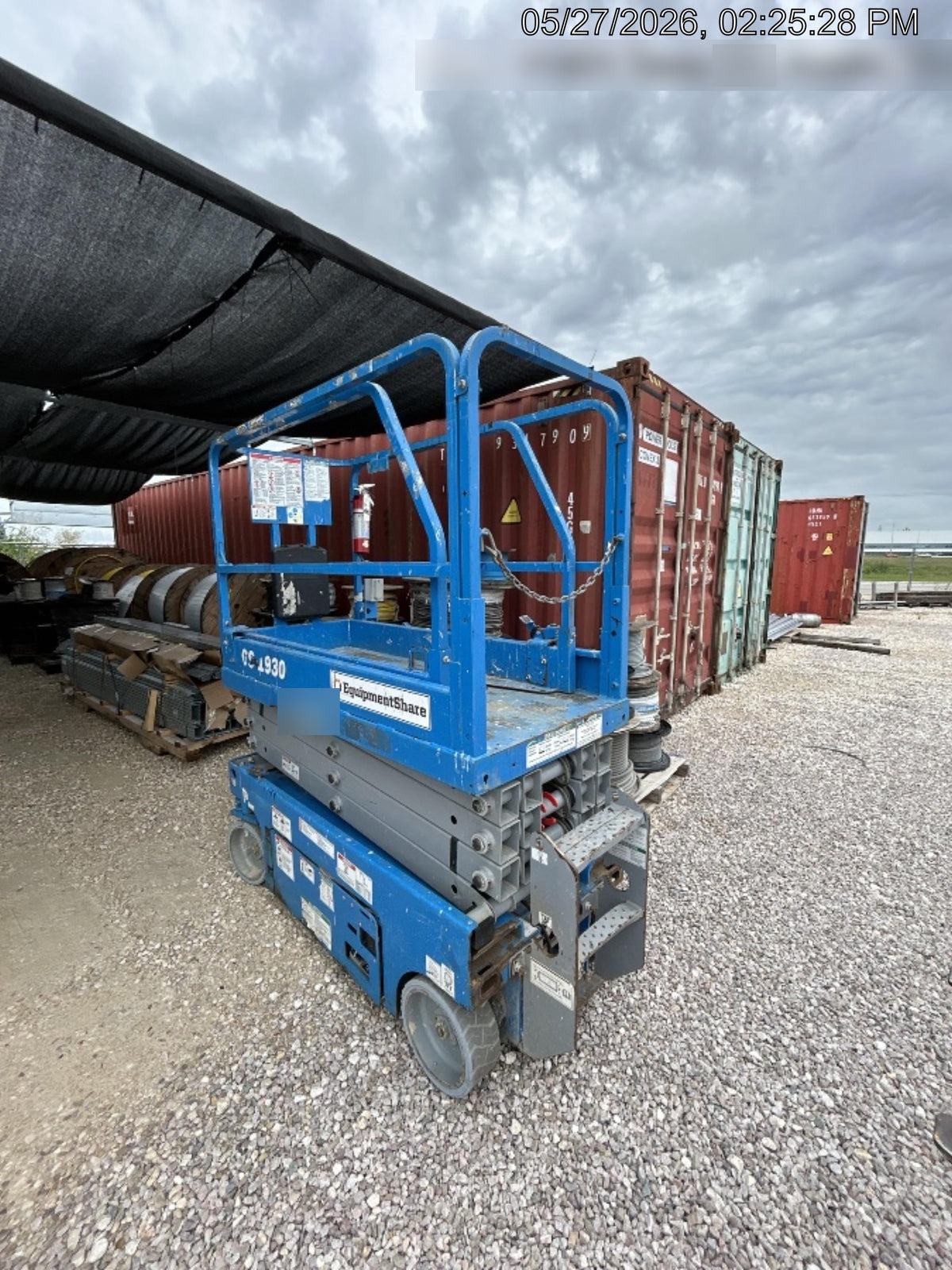 2019 Genie GS-1930 Fixed rails with chain Entry