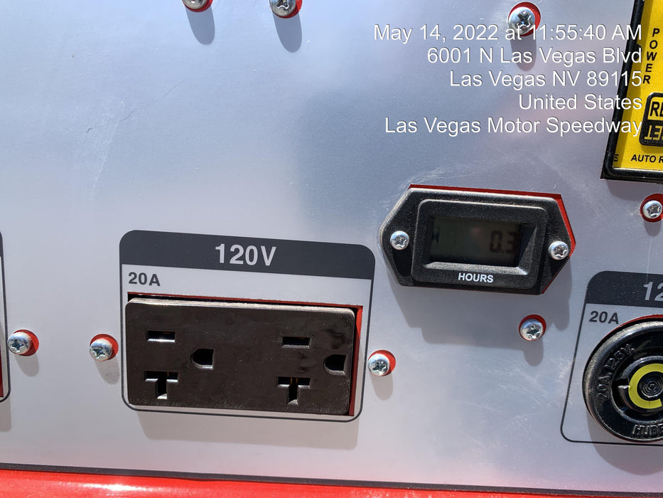 2020 Multiquip GA6HR Gen 6kW Honda GX340 GFCI Wheel Kit