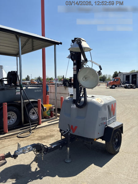 2019 Wacker Neuson LTV6L-MH Wacker Neuson LTV6L Mobile Light Tower w/Fuel Level Sensor Installed