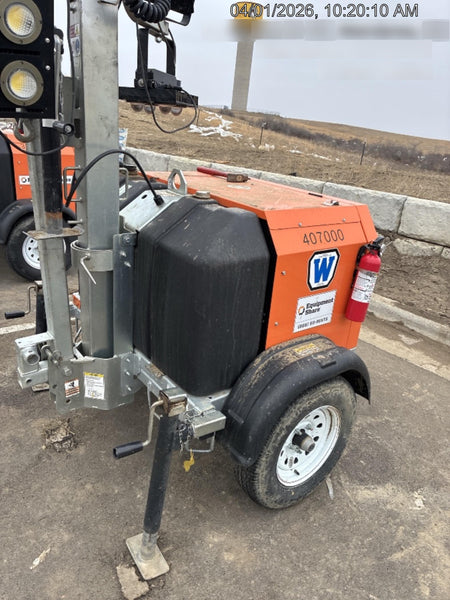 2024 Wanco WLTT-4MM4K Diesel, Deep Sea Controller, Shore Power Plug, Auto Start, (4) 350W LED Floodlights, 4kW Generator, 60 Gal Fuel Tank, 2" Ball, T3