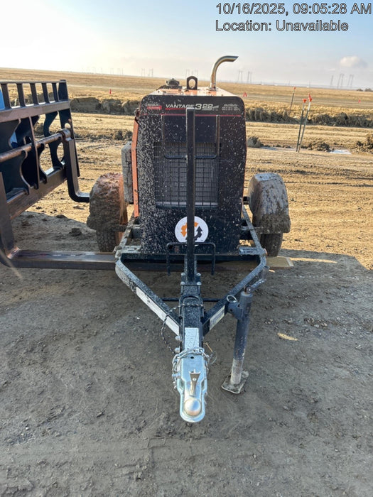 2021 Lincoln Electric Vantage 322 Vantage 322 Ready Pak 3 w/ Decals, ORANGE (includes trailer, cable rack, fender light kit) NO Telematics