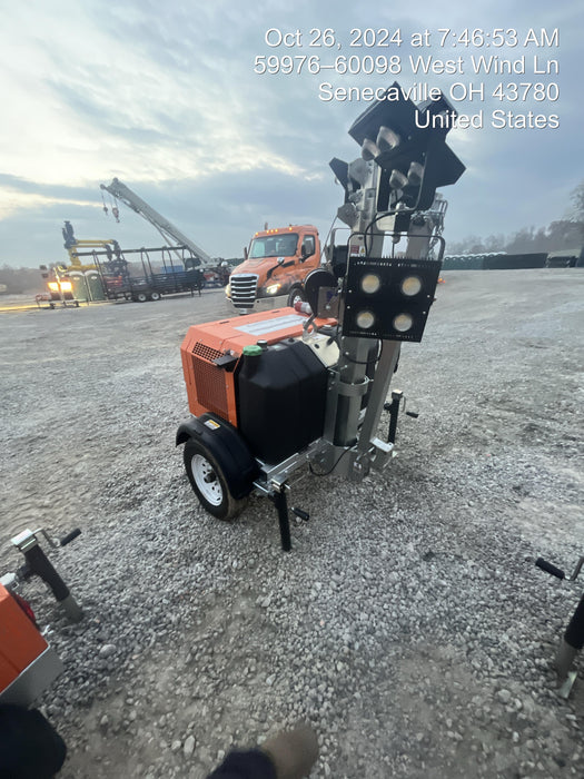 2024 Wanco WLTT-4MM4K Diesel, Deep Sea Controller, Shore Power Plug, Auto Start, (4) 350W LED Floodlights, 4kW Generator, 60 Gal Fuel Tank, 2" Ball, T3