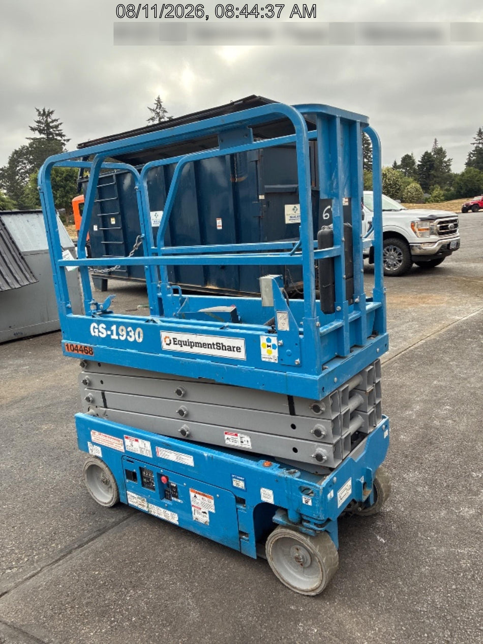 2020 Genie GS-1930 Standard Machine, 800W Inverter