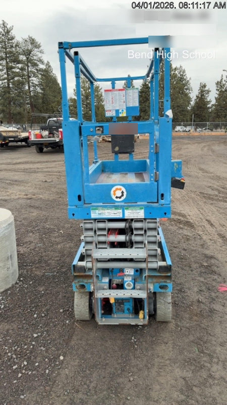 2020 Genie GS-1930 Solid Non Marking Tires, Beacon, Folding rails with half height swing gate, 800W Inverter
