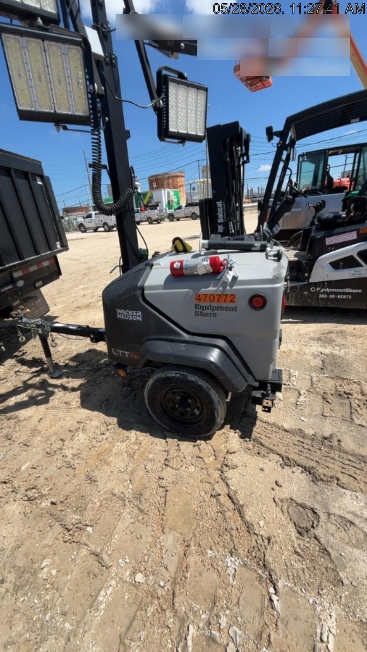 2024 Wacker Neuson LTT4 Diesel, Kohler KDW702, Deep Sea Controller, Auto Start, LED 320W, Bypass Outlet, T3