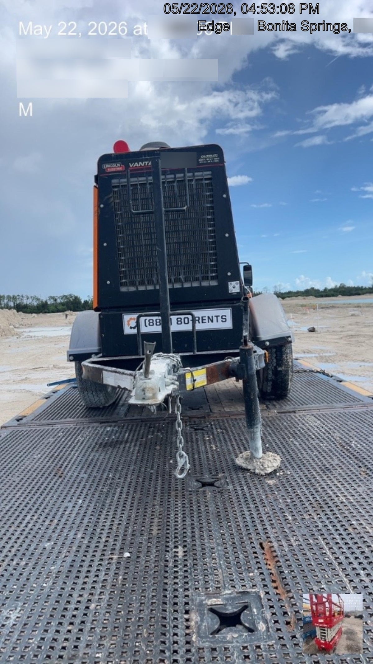 2022 Lincoln Electric Vantage 549X Crosslink Technology, Trailer Mounted, ES Decals, T3