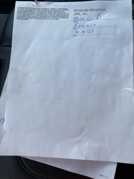 2021 MICHIGAN PNEUMATIC MP-133-ORANGE-NEP-SB