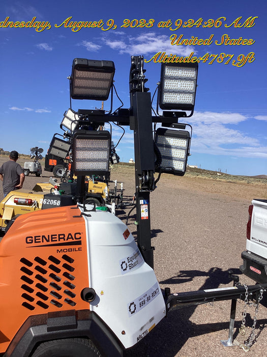 2023 Generac MLT2 Diesel, Flex Switch 120V Input, Powerzone Controller, (4) 320W LED Lights, 4kW Generator, 39.9 Gal Fuel Tank, 2" Ball, T3