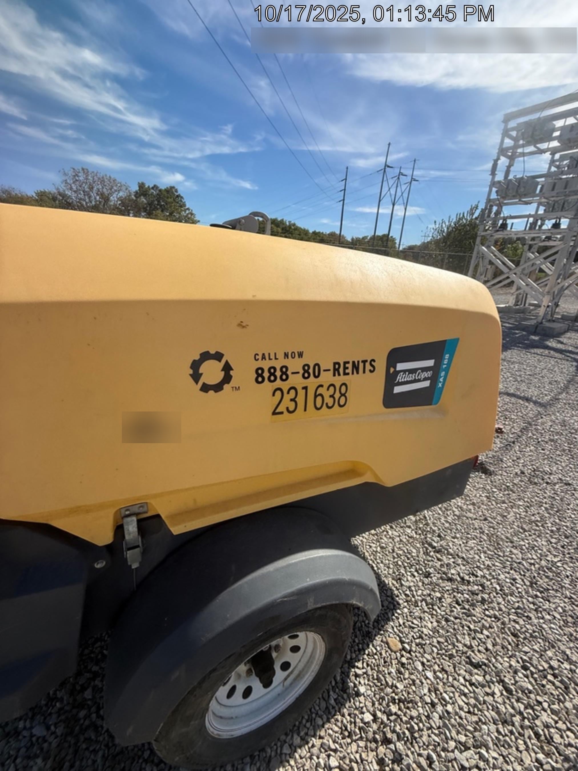 2022 ATLAS COPCO XAS188 CWK