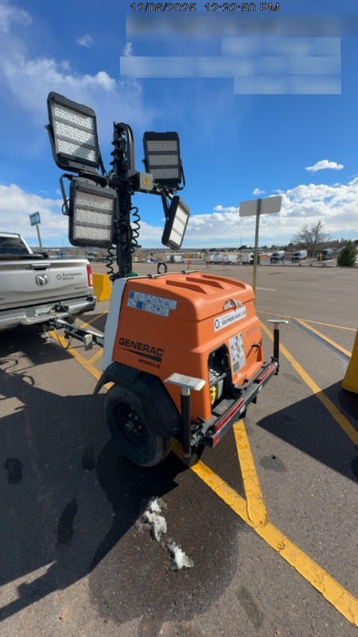 2023 Generac MLT2 Diesel, Flex Switch 120V Input, Powerzone Controller, 
(4) 320W LED Lights, 4kW Generator, 39.9 Gal Fuel Tank, 2" Ball, T3