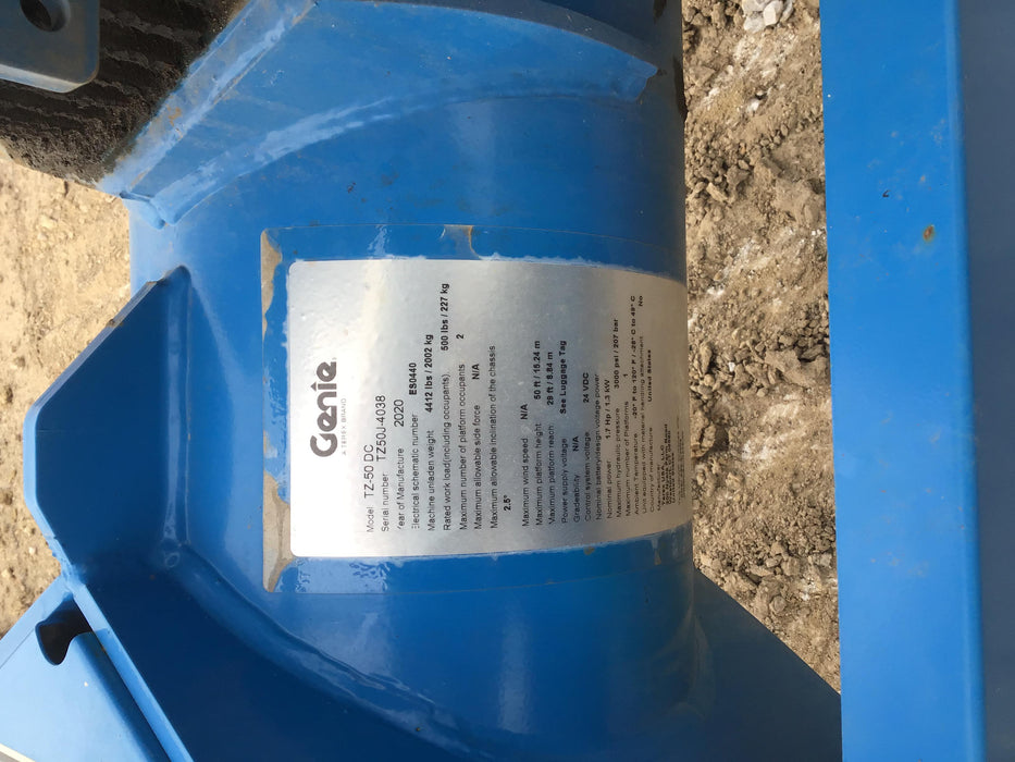 2020 GENIE TZ-50