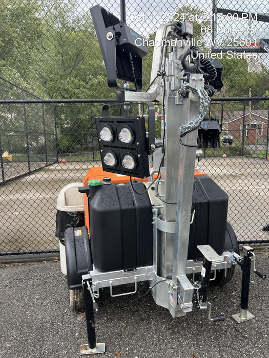 2024 Wanco WLTT-4MM4K Diesel, Deep Sea Controller, Shore Power Plug, Auto Start, (4) 350W LED Floodlights, 4kW Generator, 60 Gal Fuel Tank, 2" Ball, T3