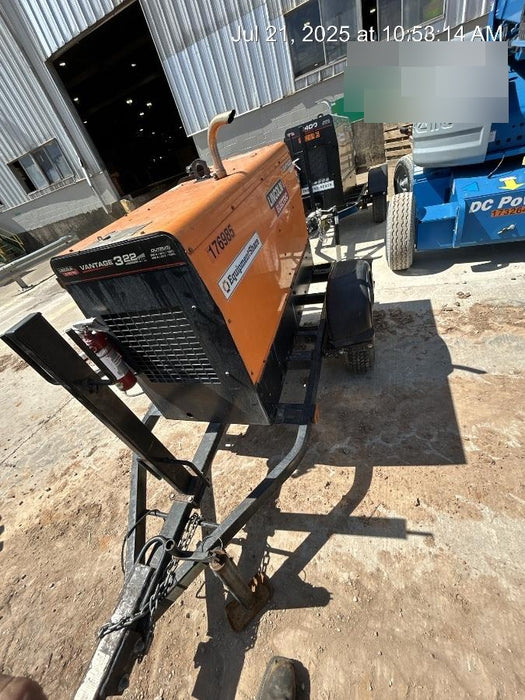 2021 Lincoln Electric Vantage 322 Vantage 322 Ready Pak 3 w/ Decals, ORANGE (includes trailer, cable rack, fender light kit) NO Telematics