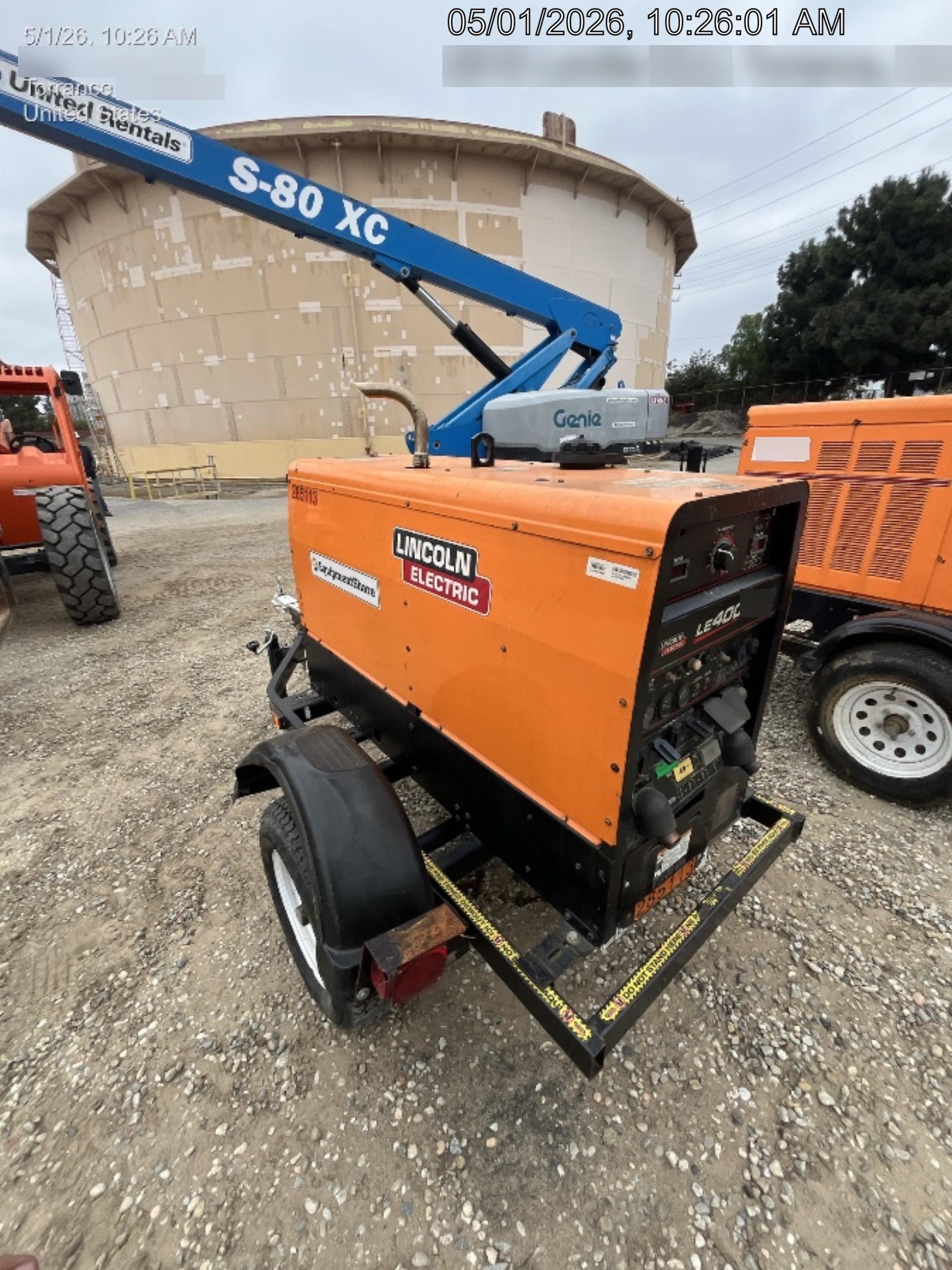 2022 Lincoln Electric LE400 Kubota V1505, Trlr, Cable Rack, Light Kit, ES Decals, T3