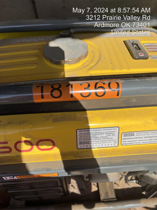 2021 WACKER NEUSON GP2500A