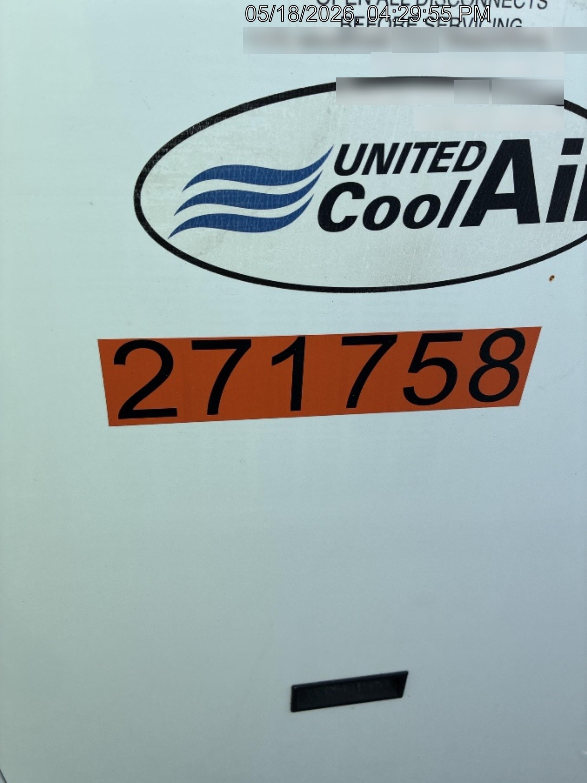 2022 UNITED COOL AIR PACH5N3AS15