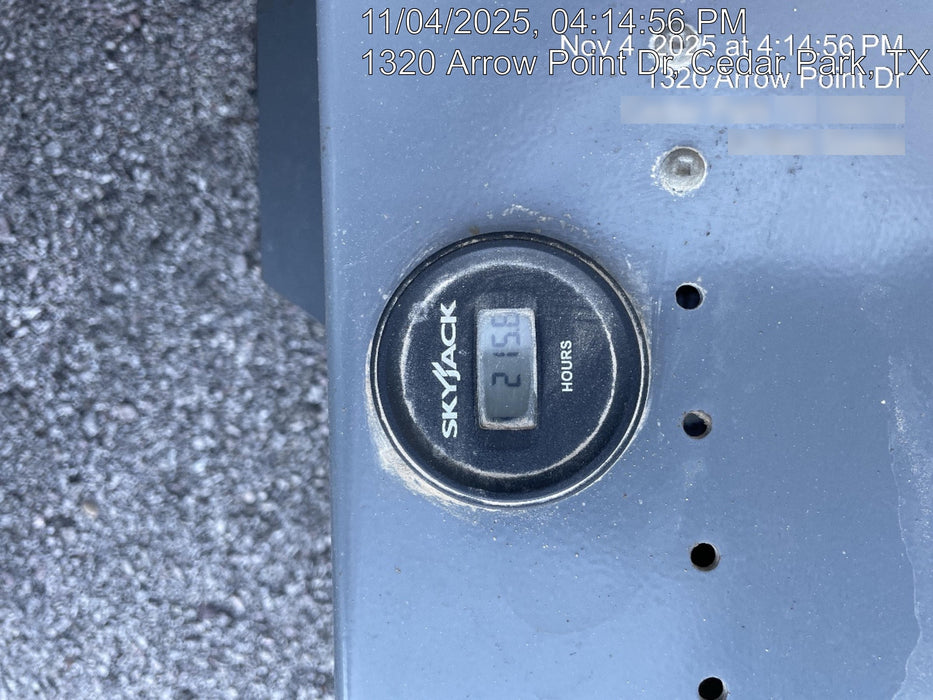 2019 Skyjack SJIII-3219 Standard Options, Trojan Batteries