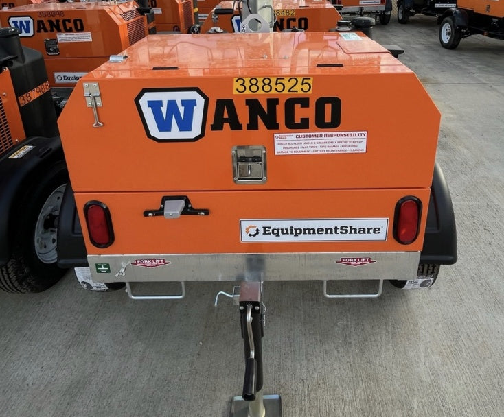 2024 Wanco WLTT-4MM4K Diesel, Deep Sea Controller, Shore Power Plug, Auto Start, (4) 350W LED Floodlights, 4kW Generator, 60 Gal Fuel Tank, 2" Ball, T3
