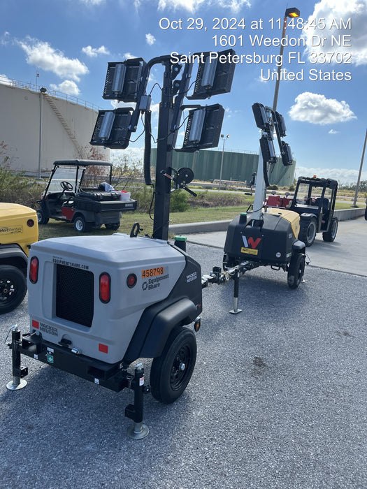 2024 Wacker Neuson LTT4 Diesel, Kohler KDW702, Deep Sea Controller, Auto Start, LED 320W, Bypass Outlet, T3