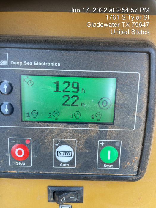 2022 Allmand NLV3GR (4) LED Light Fixture 350W, 23' Vertical Mast, 3kW Prime, Towable, Deep Sea L401, Leveling Jacks, Yanmar T4F 5.8hp