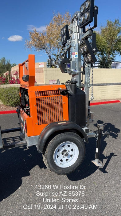 2024 Wanco WLTT-4MM4K Diesel, Deep Sea Controller, Shore Power Plug, Auto Start, (4) 350W LED Floodlights, 4kW Generator, 60 Gal Fuel Tank, 2" Ball, T3