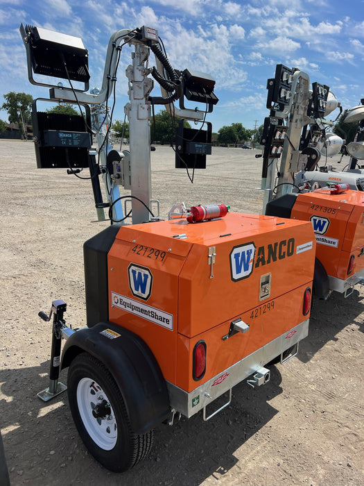 2024 Wanco WLTT-4MM4K Diesel, Deep Sea Controller, Shore Power Plug, Auto Start, (4) 350W LED Floodlights, 4kW Generator, 60 Gal Fuel Tank, 2" Ball, T3