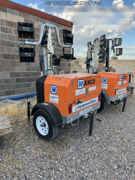 2024 Wanco WLTT-4MM4K Diesel, Deep Sea Controller, Shore Power Plug, Auto Start, (4) 350W LED Floodlights, 4kW Generator, 60 Gal Fuel Tank, 2" Ball, T3