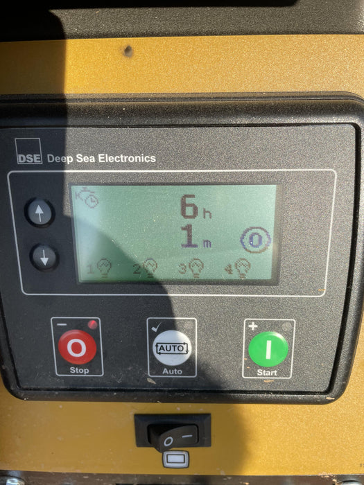 2022 Allmand NLV3GR (4) LED Light Fixture 350W, 23' Vertical Mast, 3kW Prime, Towable, Deep Sea L401, Leveling Jacks, Yanmar T4F 5.8hp