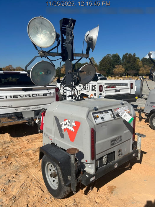 2018 Wacker Neuson LTV6K-MH Wacker Neuson LTV6K Mobile Light Tower w/Fuel Level Sensor Installed