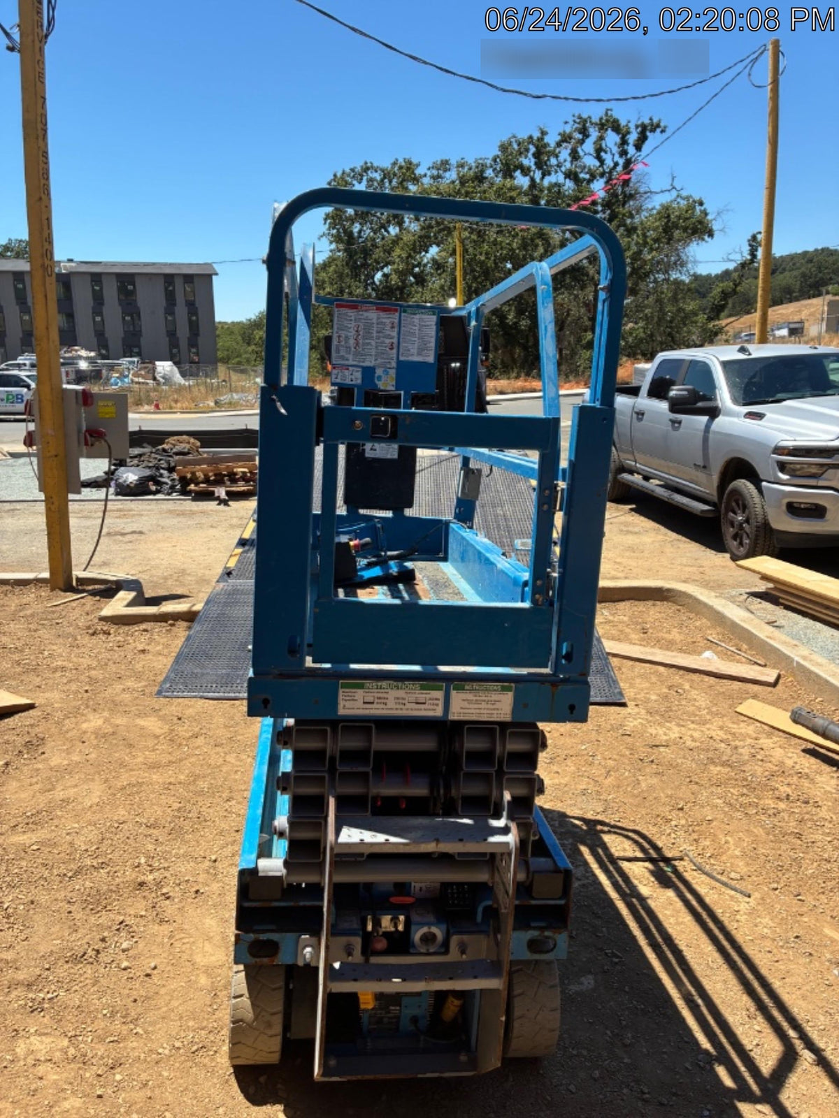 2019 Genie GS-1930 Half Height Swing Gate, 800W Inverter